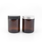 2 Oz Amber Glass Jar