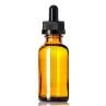 2 OZ Gradient Boston Round Glass Bottle With Dropper Cap