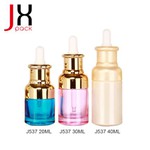 15ml 20ml 30ml metalinis pečių eterinis aliejus serumo pipetė stiklo buteliukas su lašintuvo dangteliu