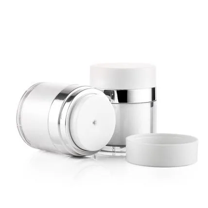 20g 30g 50g Airless Pump Acrylic Face Cream Jar For Cosmetics