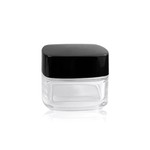 20g 30g 50g Clear Empty Square Cream Glass Jar For Skincare Products