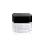 20g 30g 50g Clear Empty Square Cream Glass Jar For Skincare Products