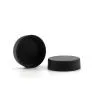 2oz Brown Child Resistant Glass Jar With Black Flush Cap