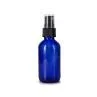 2oz Cobalt Blue Boston Round Glass Bottle With Atomizer Pump