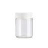 3 Oz Clear Child Resistant Lid Glass Jars