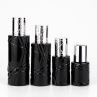 30ml 100ml Spray Pump Black Cosmetic Face Lotion Cream Glass Bottle Jar Packaging Set