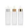 30ml 50ml 60ml 100ml Flat Shoulder Coemtic Serum Dropper Bottle