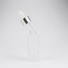 30ml 50ml 60ml 100ml Flat Shoulder Coemtic Serum Dropper Bottle