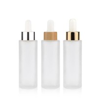 30ml 50ml 60ml 100ml Flat Shoulder Coemtic Serum Dropper Bottle