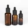 30ml Amber Round Glass Dropper Bottles With Child Proof Cap