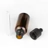 30ml Amber Round Glass Dropper Bottles With Child Proof Cap