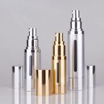 30ml Gold Plastic Airless Lotion Pump Bottle