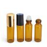 3g 4g 5g 8g Empty Cylinder Brown Metal Eye Essential Oil Roller Bottle With Stainless Caps