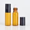 3g 4g 5g 8g Empty Cylinder Brown Metal Eye Essential Oil Roller Bottle With Stainless Caps