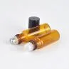 3g 4g 5g 8g Empty Cylinder Brown Metal Eye Essential Oil Roller Bottle With Stainless Caps