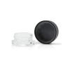 3g 5g 7g Clear Hexagonal Child Resistant Glass Jar