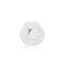 3g 5g 7g Clear Hexagonal Child Resistant Glass Jar