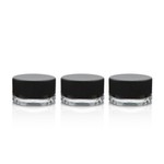 3g 5g 7g Clear Hexagonal Child Resistant Glass Jar