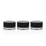 3g 5g 7g Clear Hexagonal Child Resistant Glass Jar