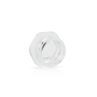 3g 5g 7g Clear Hexagonal Child Resistant Glass Jar