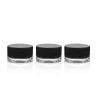 3g 5g 7g Clear Hexagonal Child Resistant Glass Jar