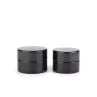 3ml 5ml 10ml Empty Mini Straight Sided Small Round Concentrate Black Glass Jar Container