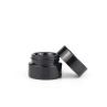 3ml 5ml 10ml Empty Mini Straight Sided Small Round Concentrate Black Glass Jar Container