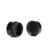 3ml 5ml 10ml Empty Mini Straight Sided Small Round Concentrate Black Glass Jar Container