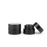 3ml 5ml 10ml Empty Mini Straight Sided Small Round Concentrate Black Glass Jar Container