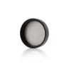 4 Oz Clear CR Glass Jars With Black Childproof Cap