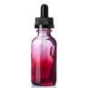 4 OZ Gradient Blue Boston Round Glass Dropper Bottle