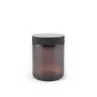 4OZ AMBER CREAM COSMETIC CONTAINERS