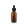 5 10 15 20 30 50 100 Ml Round Amber Essential Oil Glass Bottle With Child Resistant Dropper Cap