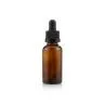 5 10 15 20 30 50 100 Ml Round Amber Essential Oil Glass Bottle With Child Resistant Dropper Cap
