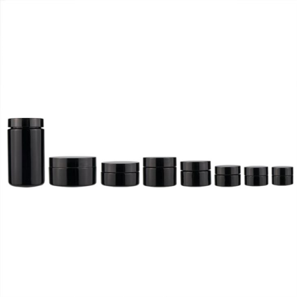 5 10 15 30 50 60 100 200 g Dark Violet Glass Stash Jar For Dry Herb
