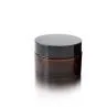 50g Amber Cosmetic Cream Glass Jar With PP Cap