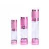 50ml Airless Pump Bottle With Rose Gold Overcaps
