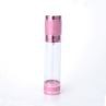 50ml Airless Pump Bottle With Rose Gold Overcaps
