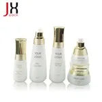 50ml Empty White Cosmetic Packaging Lotion Cream Glass Bottle