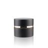 50ml Matte Black Cosmetic Cream Glass Container Jar