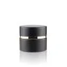50ml Matte Black Cosmetic Cream Glass Container Jar