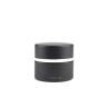 50ml Matte Black Cosmetic Cream Glass Container Jar
