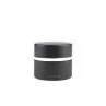 50ml Matte Black Cosmetic Cream Glass Container Jar
