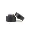 50ml Matte Black Cosmetic Cream Glass Container Jar