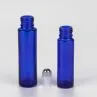 5ml 10ml 15ml Cyinder Shape Cobalt Blue Glass Roller Ball Perfume Bottle