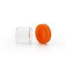 6 Ml No Neck Cbd Wax Container No Stick Concentrate Borosilicate Glass Jar With Silicone Cap