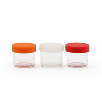 6ml Silicone Lid No Neck Small Concentrate Glass Jar