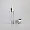 Airless Lotion Cream Spray Bottle With Silver Aluminum Cap