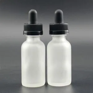 60ml Childproof Cap Boston Glass Round Dropper Bottle