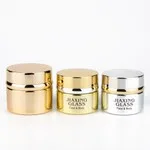 Custom Made 20g 30g 50g Round Cylindrical Body Lotion Glass Jars
